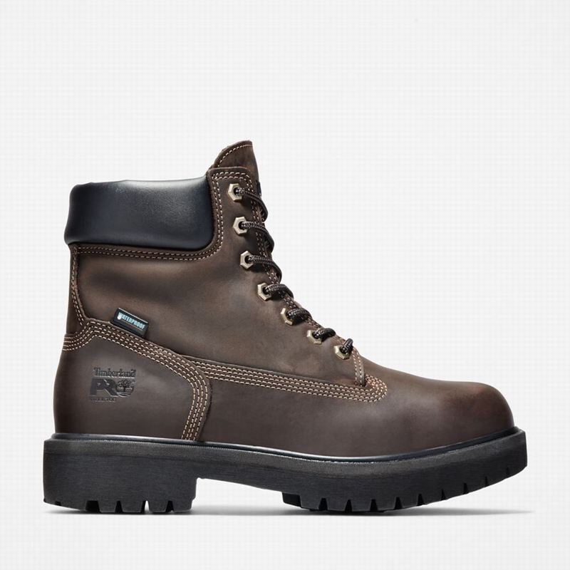 Timberland Direct Attach 6" Steel Toe Waterproof Radne Čizme Smeđe | 94125917