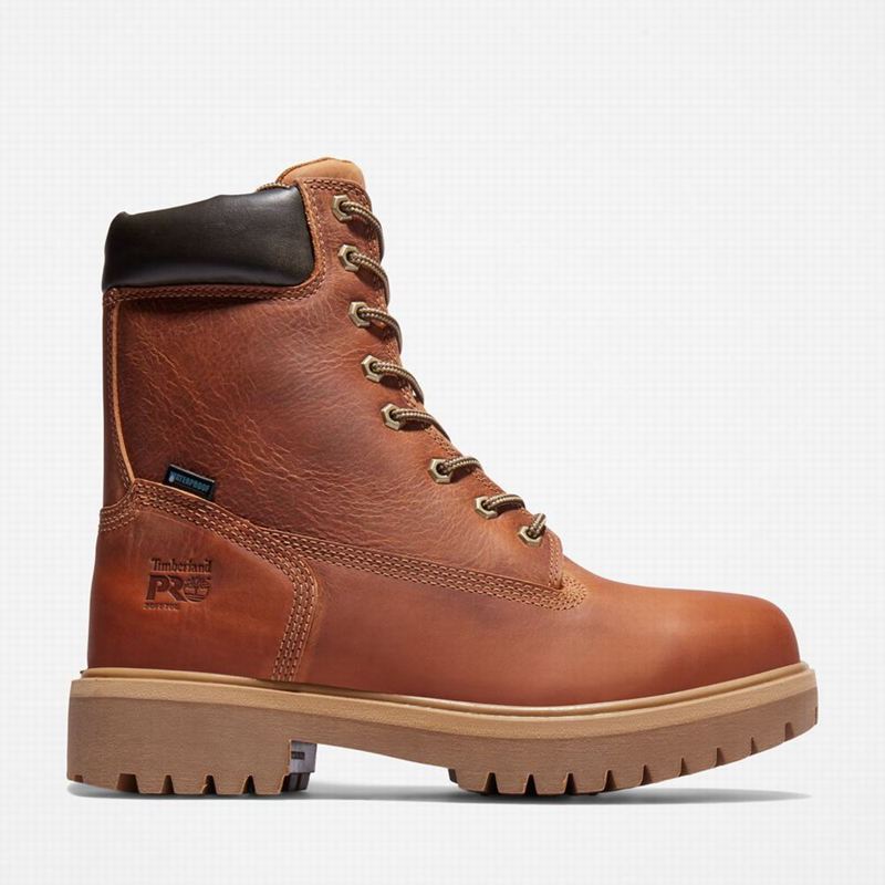 Timberland Direct Attach 8" Waterproof Radne Čizme Zlatne | 49215095