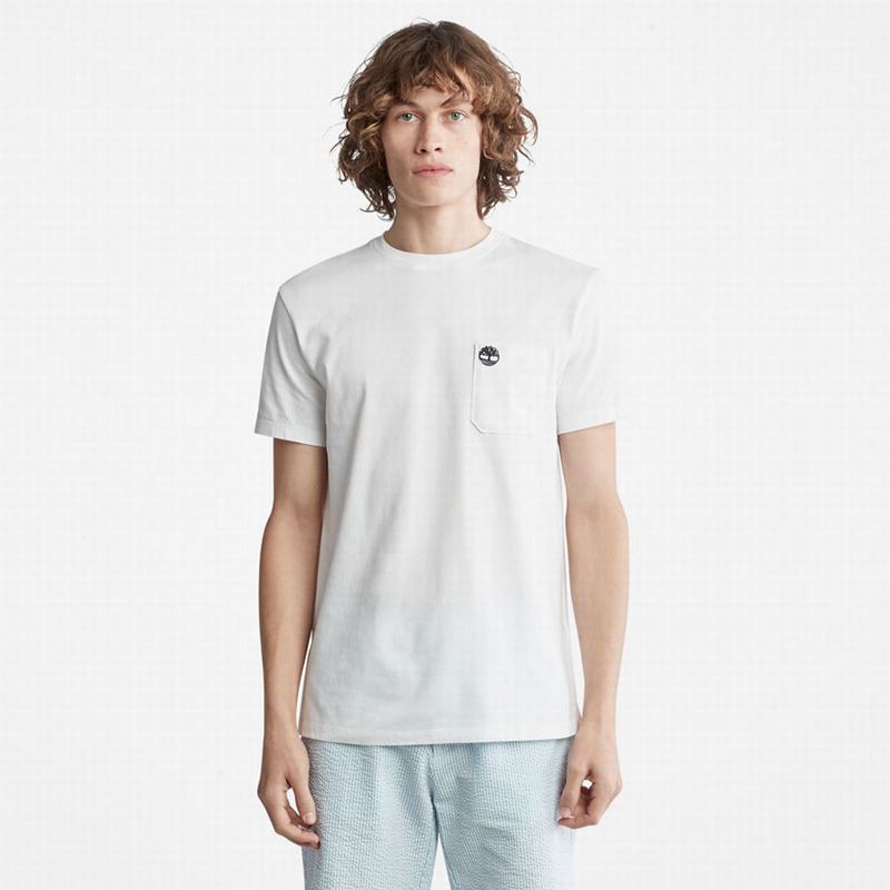 Timberland Dotted Tree-logo Majice Bijele | 81349016