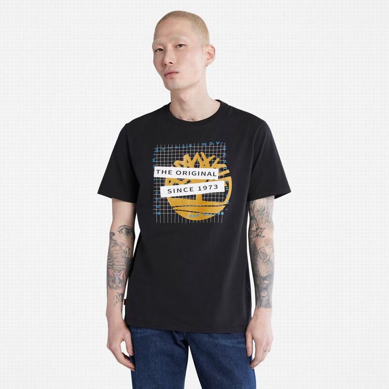 Timberland Dunstan River Crew Tee Majice Crne | 35153701