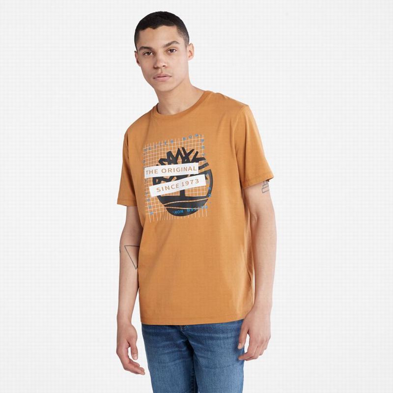 Timberland Dunstan River Crew Tee Majice Smeđe | 58492075