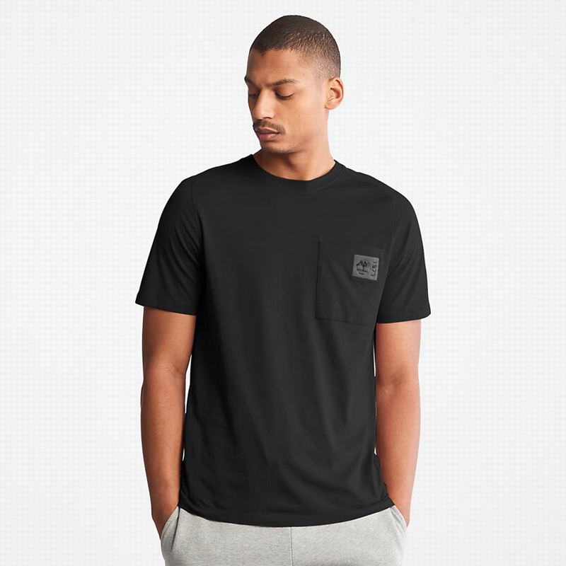 Timberland Dunstan River Crew Tee Majice Crne | 85060674