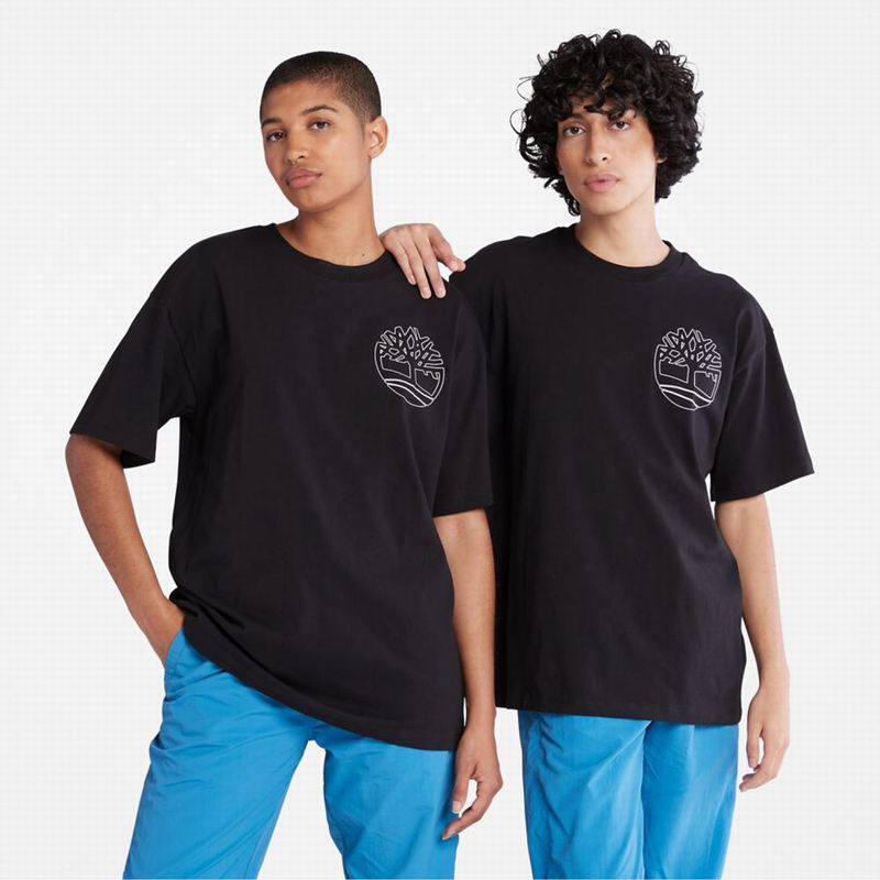 Timberland Dunstan River Crewneck Majice Crne | 25667909
