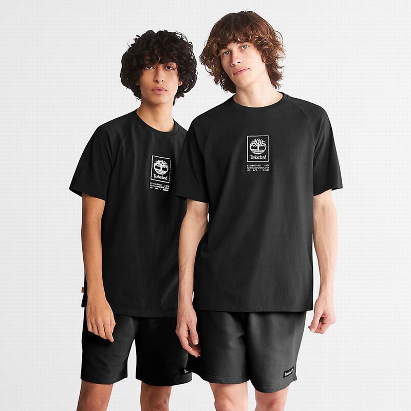 Timberland Dunstan River V-Neck Majice Crne | 54512906