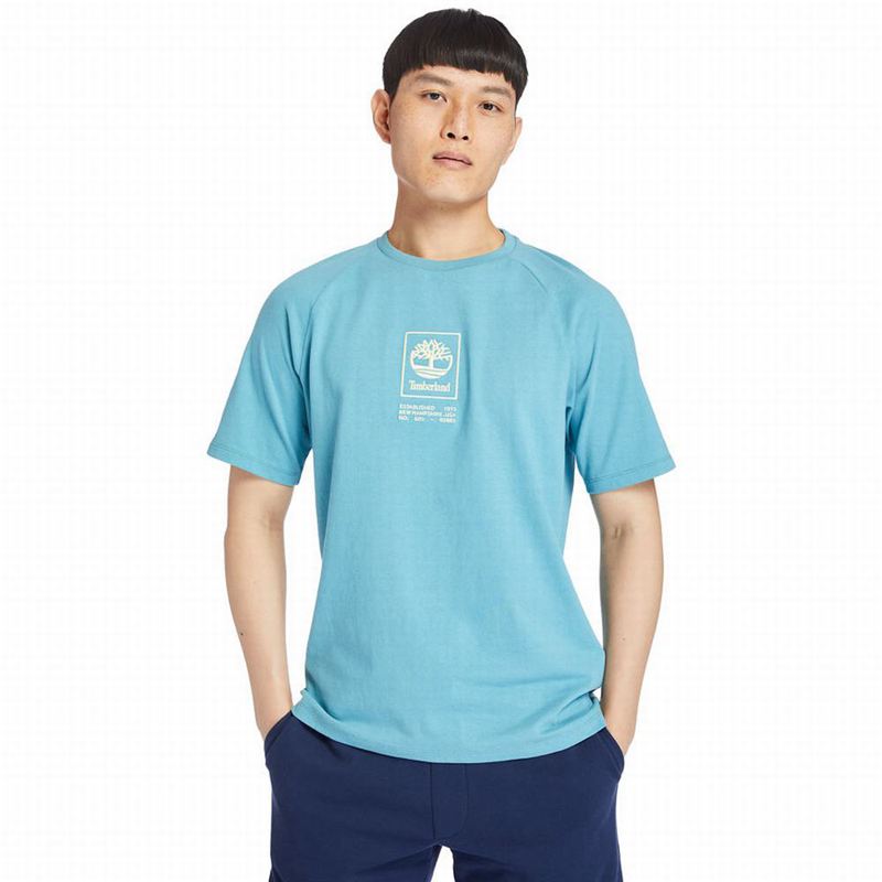 Timberland Dunstan River V-Neck Majice Plave | 7870103