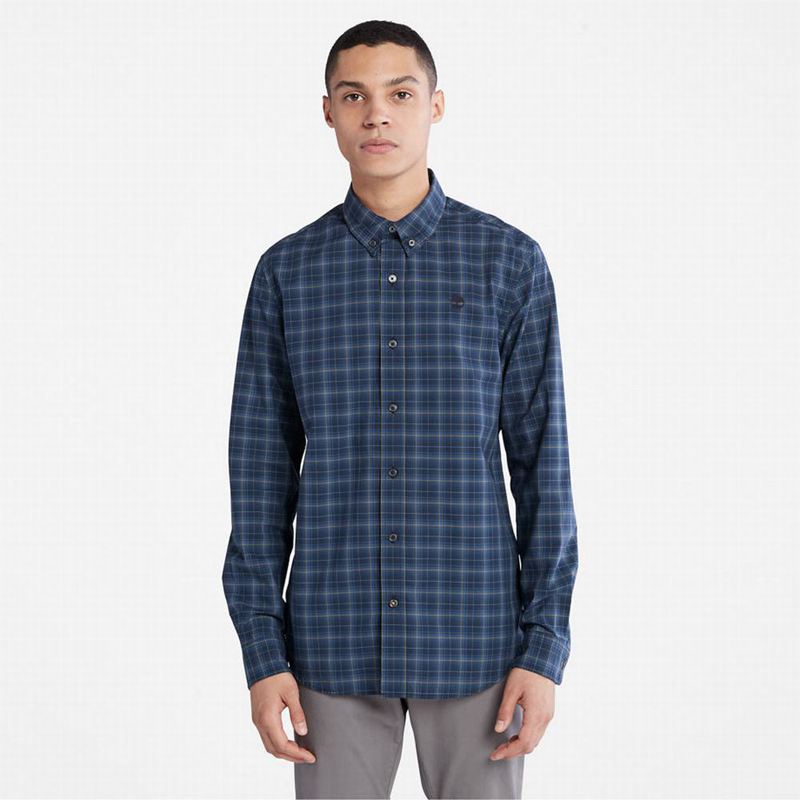 Timberland Eastham River Stretch Check Košulje Tamnoplave | 8064937