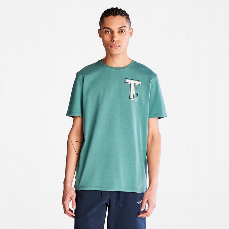 Timberland Eco-Ready Supima Cotton Timber Fresh Majice Maslinasto Zelene | 85315337