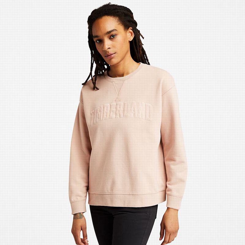 Timberland Ecoriginal Corduroy Logo Dukserice Roze | 66525625