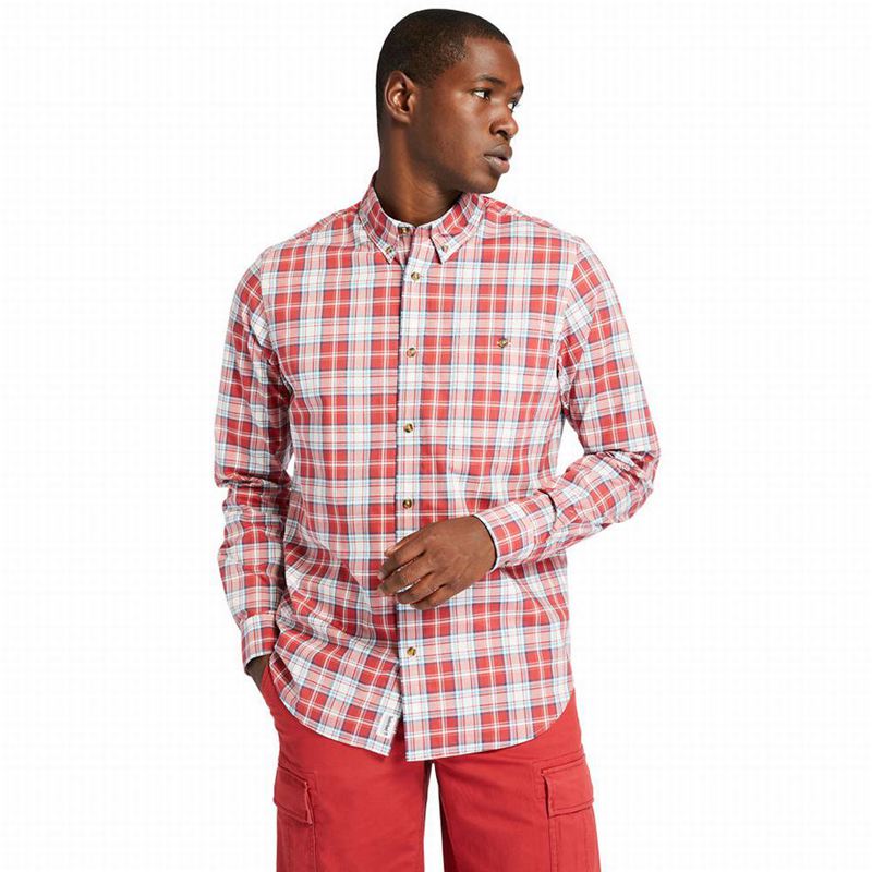 Timberland Essential Check Košulje Crvene | 80833353