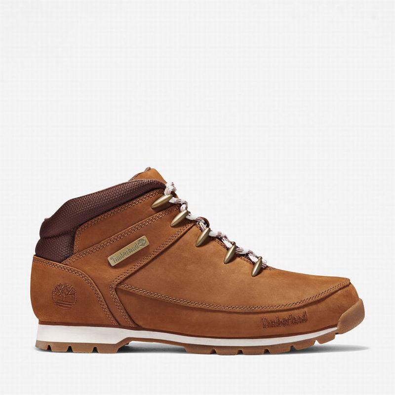 Timberland Euro Sprint Mid Planinarske Cipele Smeđe | 33096252