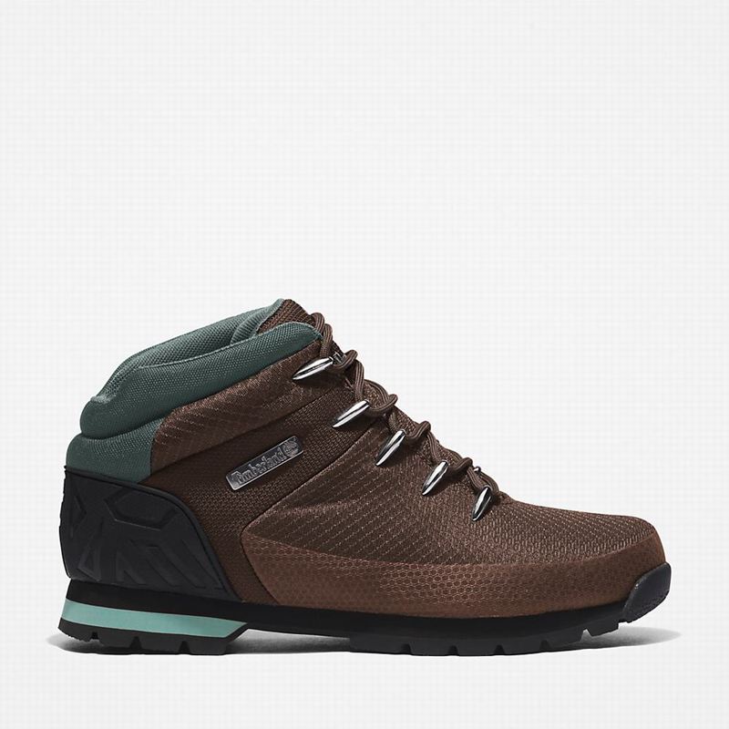 Timberland Euro Sprint Waterproof Planinarske Cipele Smeđe | 86371051