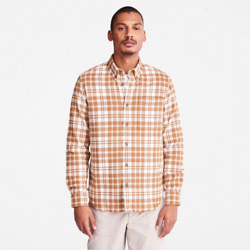 Timberland Flannel Checked Košulje Smeđe | 8538070