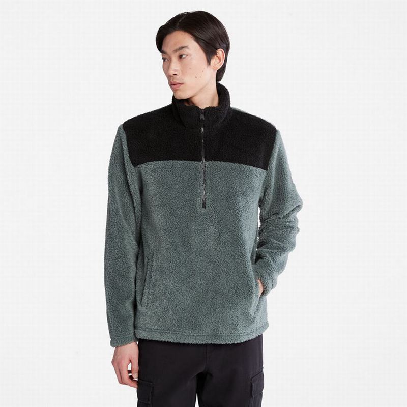 Timberland Half-zip Flis Jakne Sive | 82094584