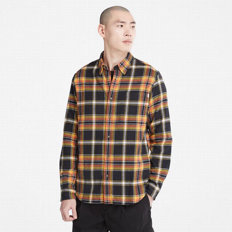 Timberland Heavy Flannel Check Košulje Crne | 68606861
