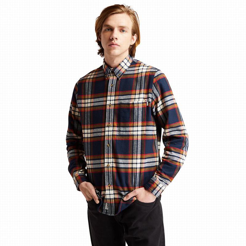 Timberland Heavy Flannel Check Košulje Tamnoplave | 12448243