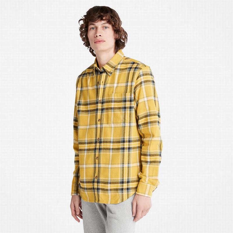 Timberland Heavy Flannel Check Košulje Žute | 52957724