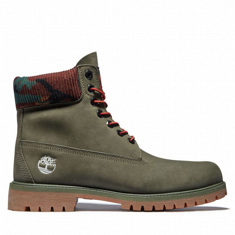 Timberland Heritage 6 Inch Winter Čizme Maslinasto Zelene | 22424429