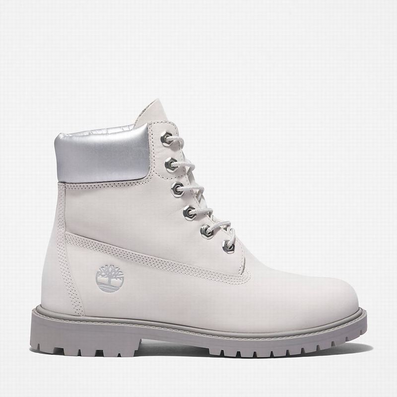 Timberland Heritage 6 Inch Čizme Bijele | 36338684