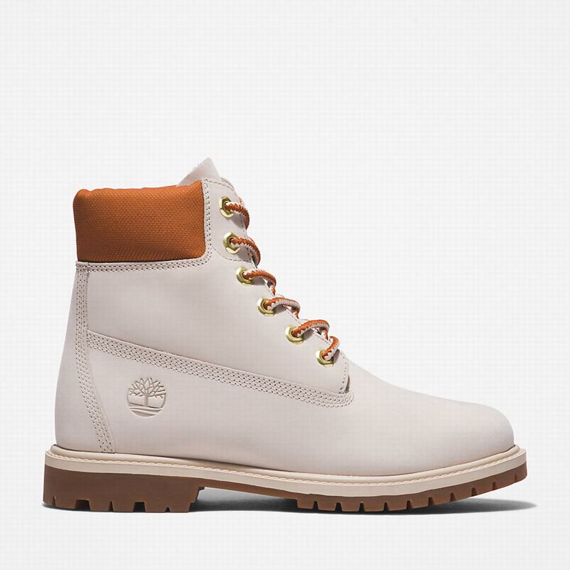 Timberland Heritage 6 Inch Čizme Bijele | 76276924