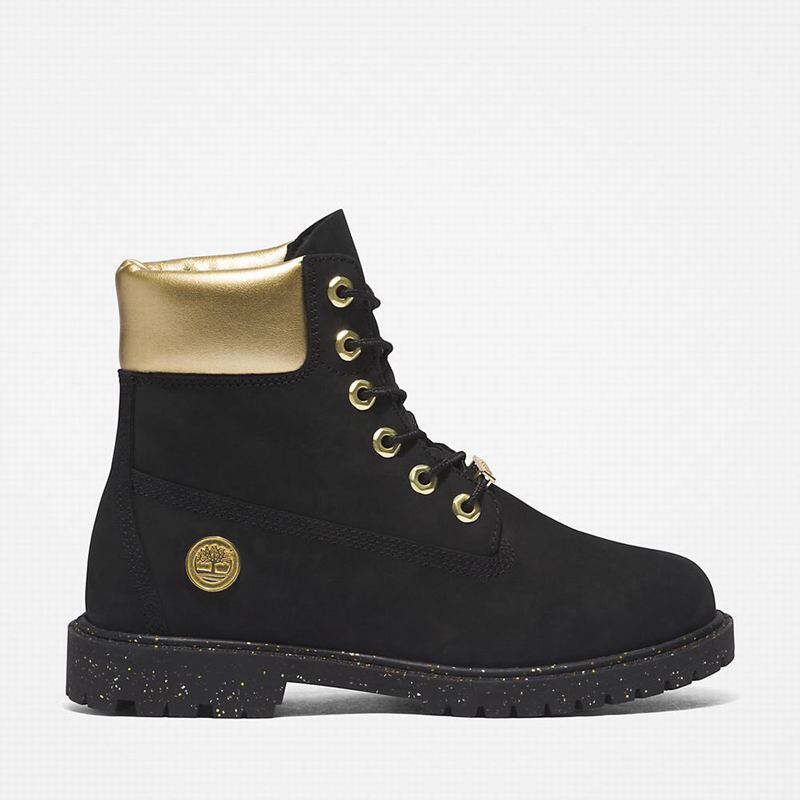 Timberland Heritage 6 Inch Čizme Crne | 18665723