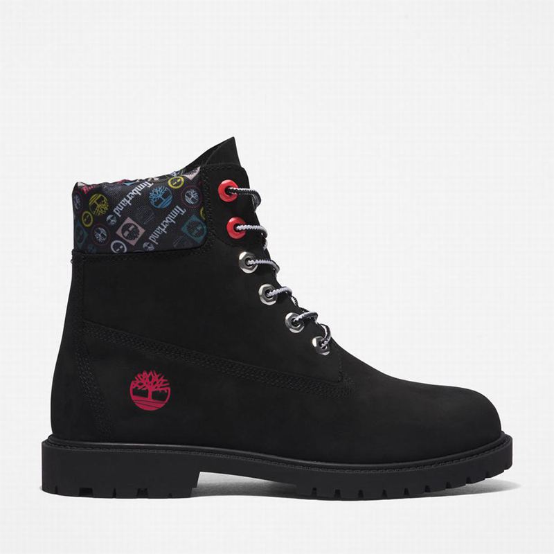 Timberland Heritage 6 Inch Čizme Crne | 39860316