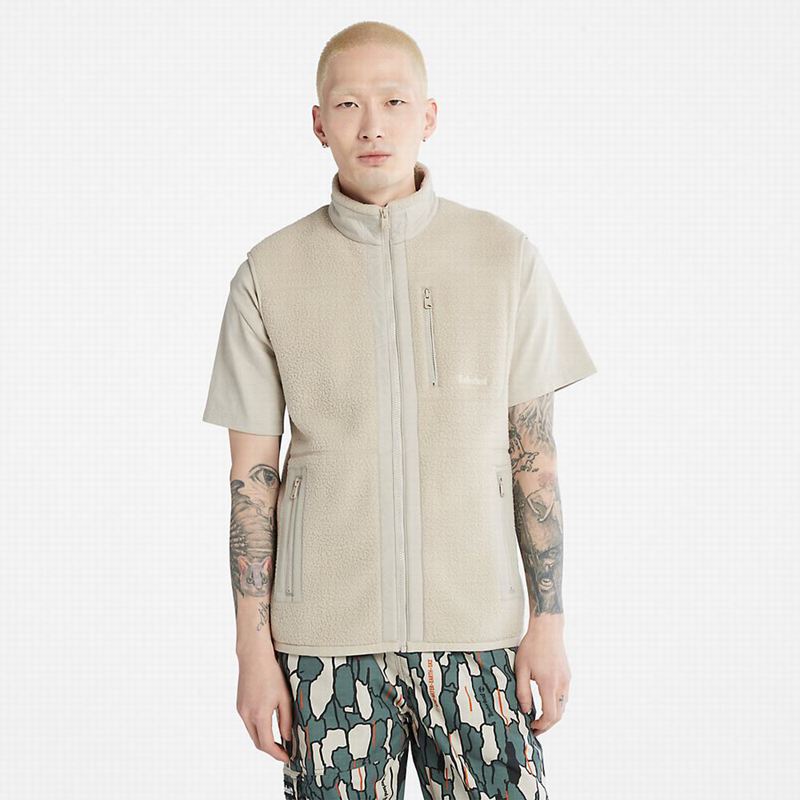 Timberland High-Pile Fleece Prsluk Bež | 87846175