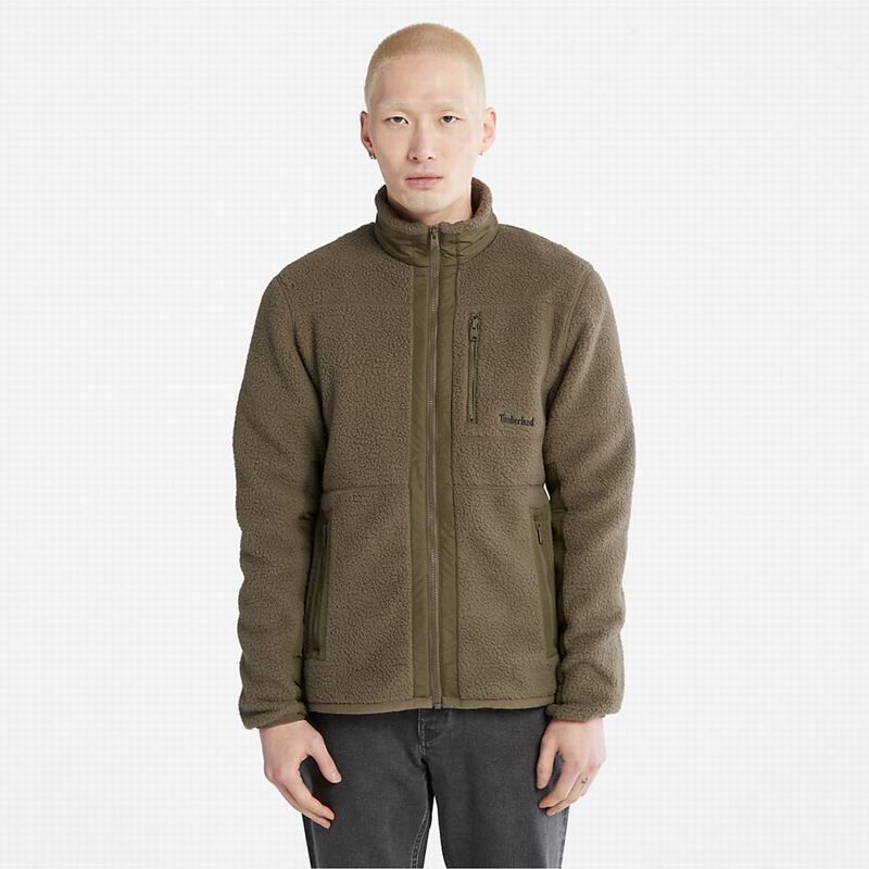 Timberland High-Pile Flis Jakne Maslinasto Zelene | 19218741