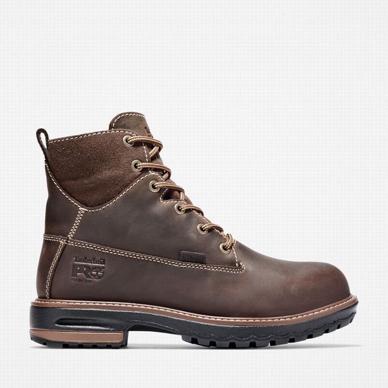 Timberland Hightower 6" Alloy Toe Waterproof Radne Čizme Smeđe | 29684269