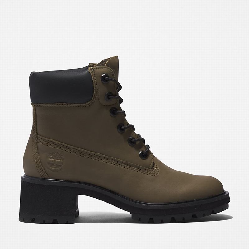 Timberland Kinsley 6 Inch Heeled Čizme Maslinasto Zelene | 59300216
