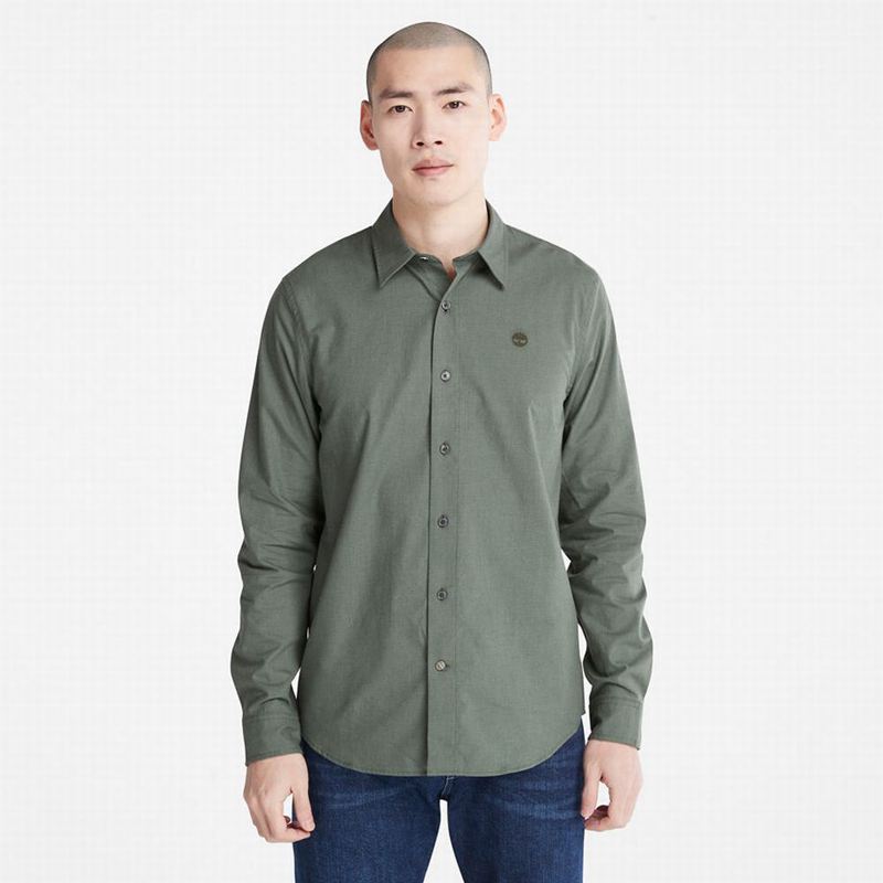 Timberland Lightweight Flannel Košulje Maslinasto Zelene | 22517135
