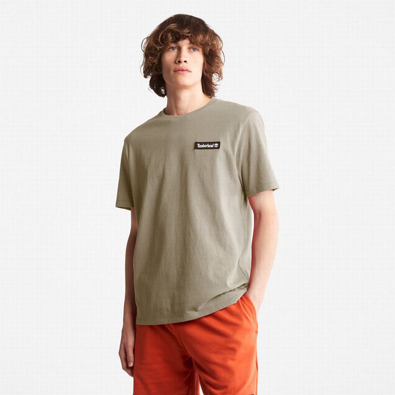 Timberland Logo Majice Sive | 80333593