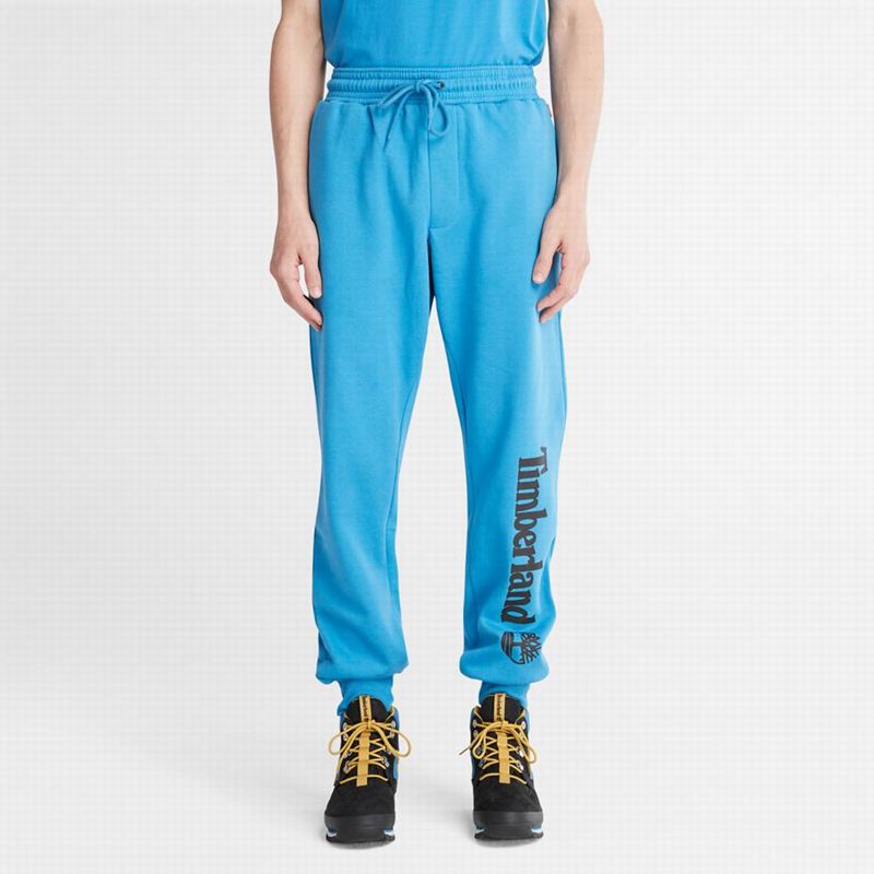 Timberland Logo Swea Jogger Hlače Plave | 62245036