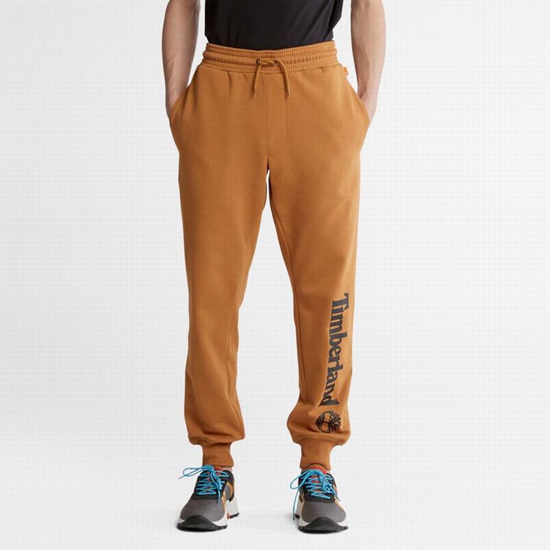 Timberland Logo Swea Jogger Hlače Žute | 81924641