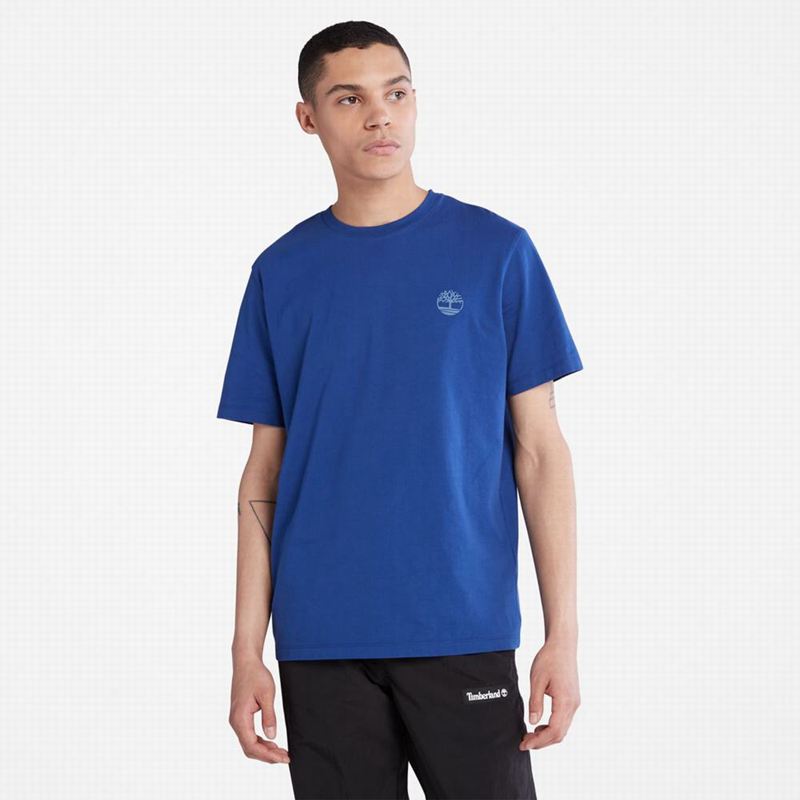 Timberland Logo-pocket Majice Plave | 71774094