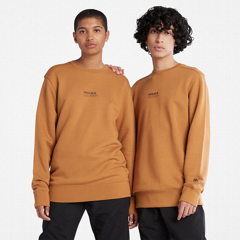 Timberland Luxe Comfort Essentials Raglan Refibra Dukserice Smeđe | 41736667