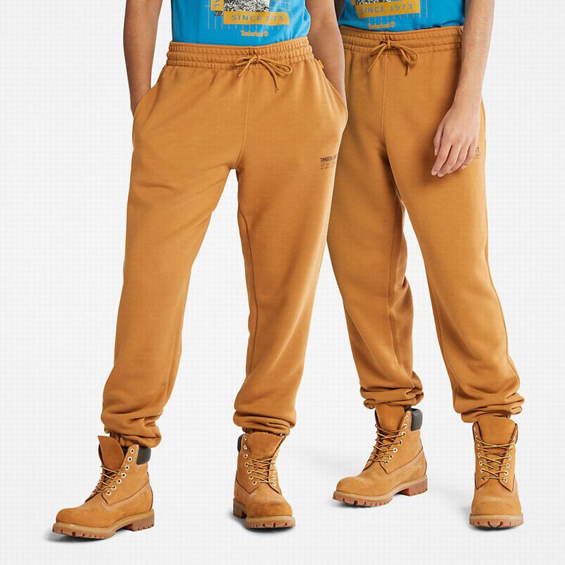 Timberland Luxe Comfort Essentials Refibra Tracksuit Bottoms Jogger Hlače Žute | 87120365