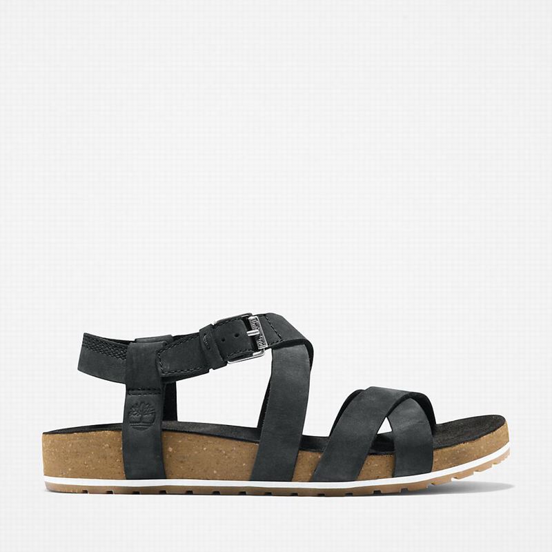 Timberland Malibu Waves Ankle Strap Sandale Crne | 8519520