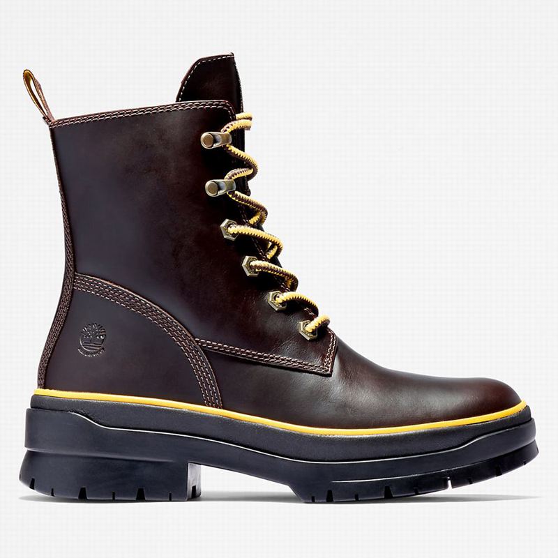 Timberland Malynn EK+ Mid Lace-Up Čizme Bordo | 1865271