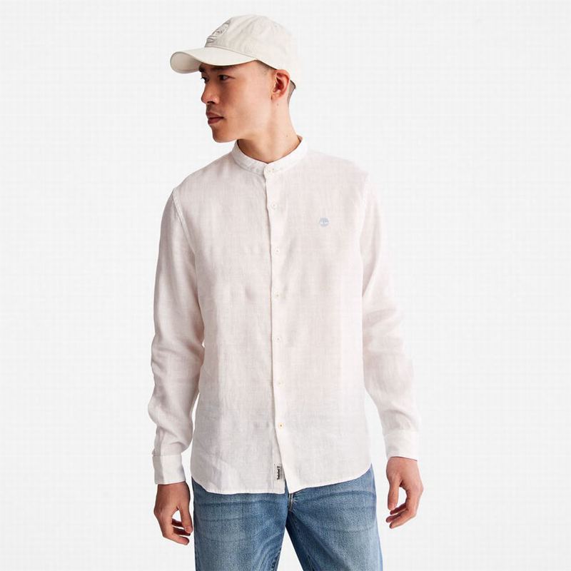 Timberland Mill River Linen Košulje Bijele | 69635838