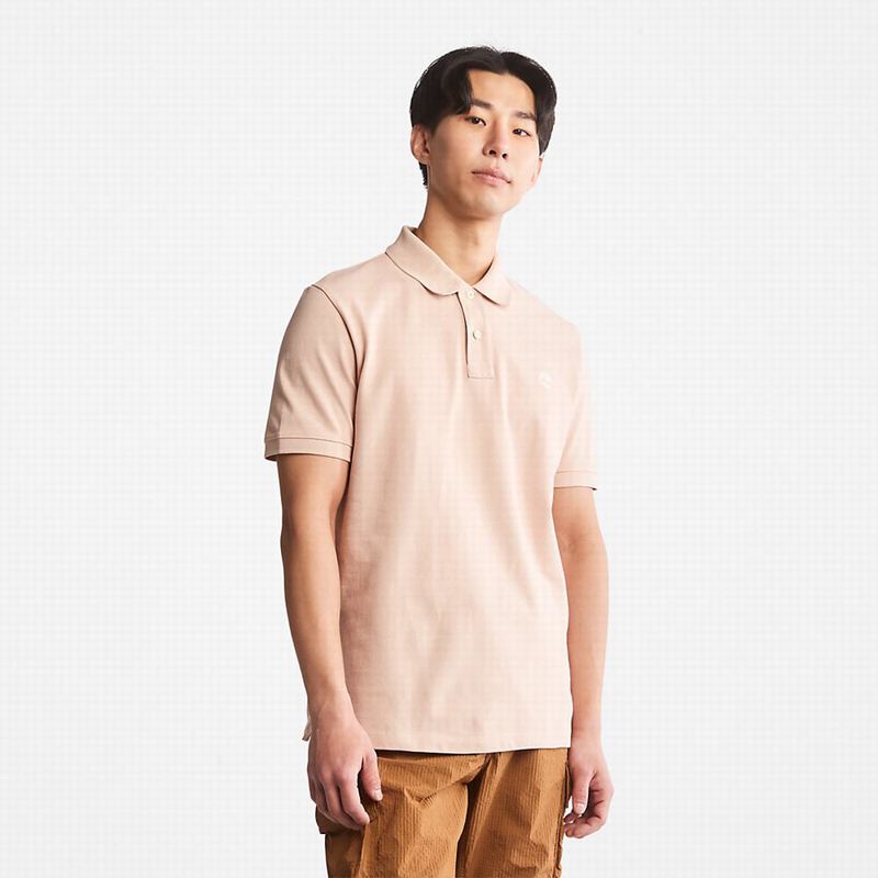 Timberland Millers River Pique Polo Majice Roze | 44865531