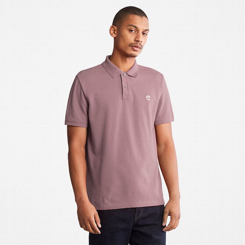 Timberland Millers River Pique Polo Majice Ljubičaste | 54147372