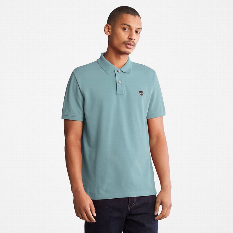 Timberland Millers River Pique Polo Majice Maslinasto Zelene | 96779811