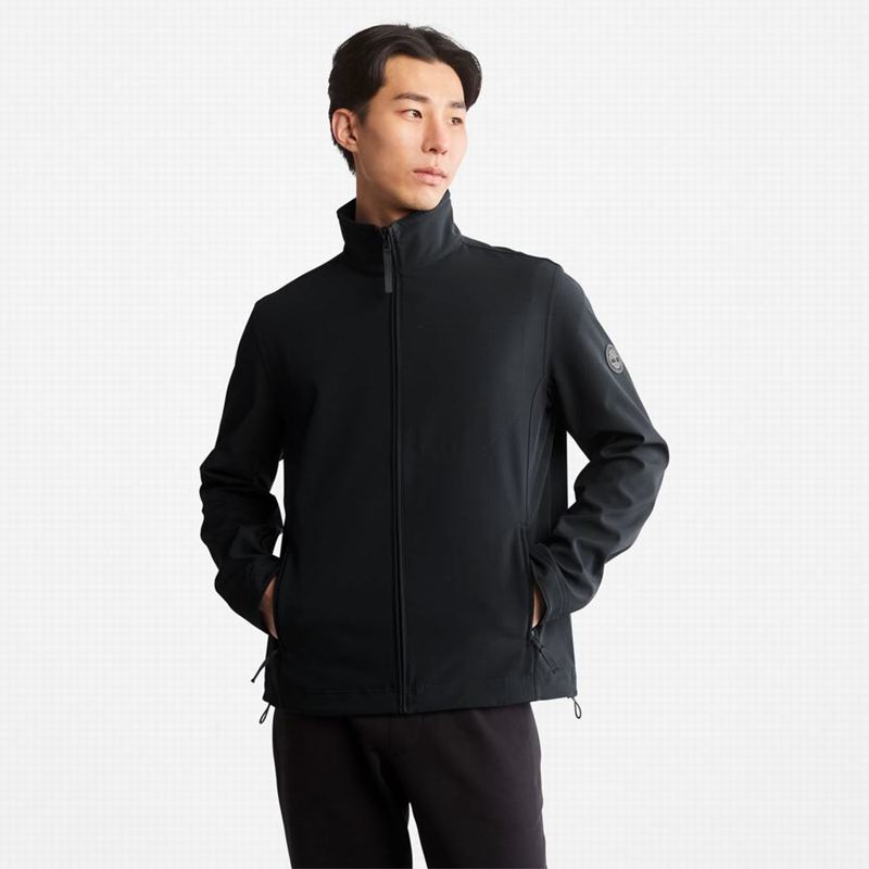 Timberland Mount Waumbeck Fleece-Lined Softshell Flis Jakne Crne | 88877845
