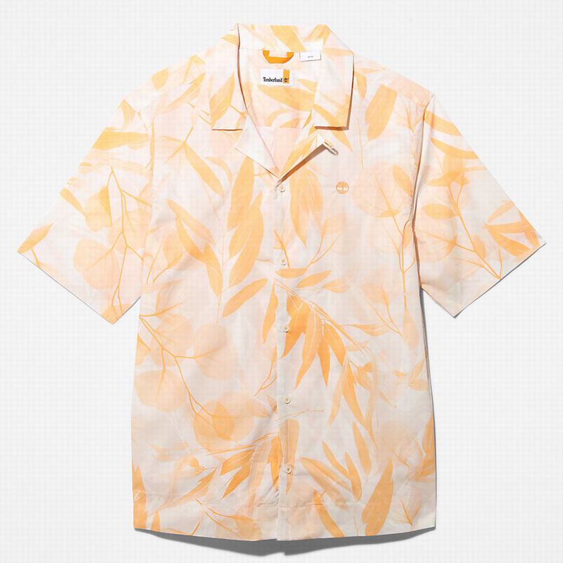 Timberland Mountains-to-Rivers Print Košulje Bijele | 77980131