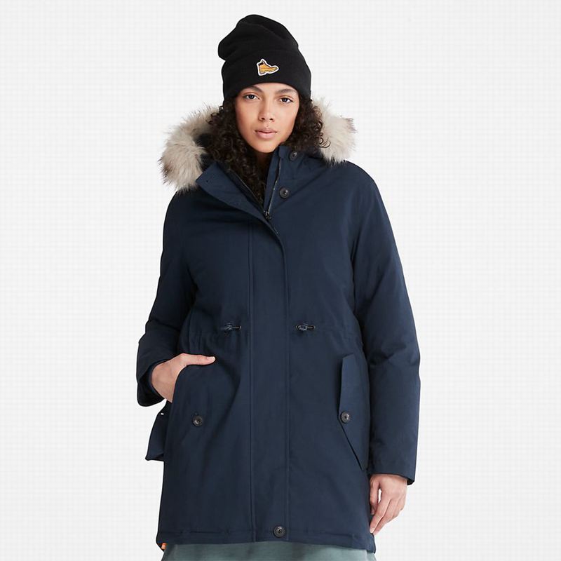 Timberland Mt. Kelsey Fleece-Lined Parka Tamnoplave | 77631711