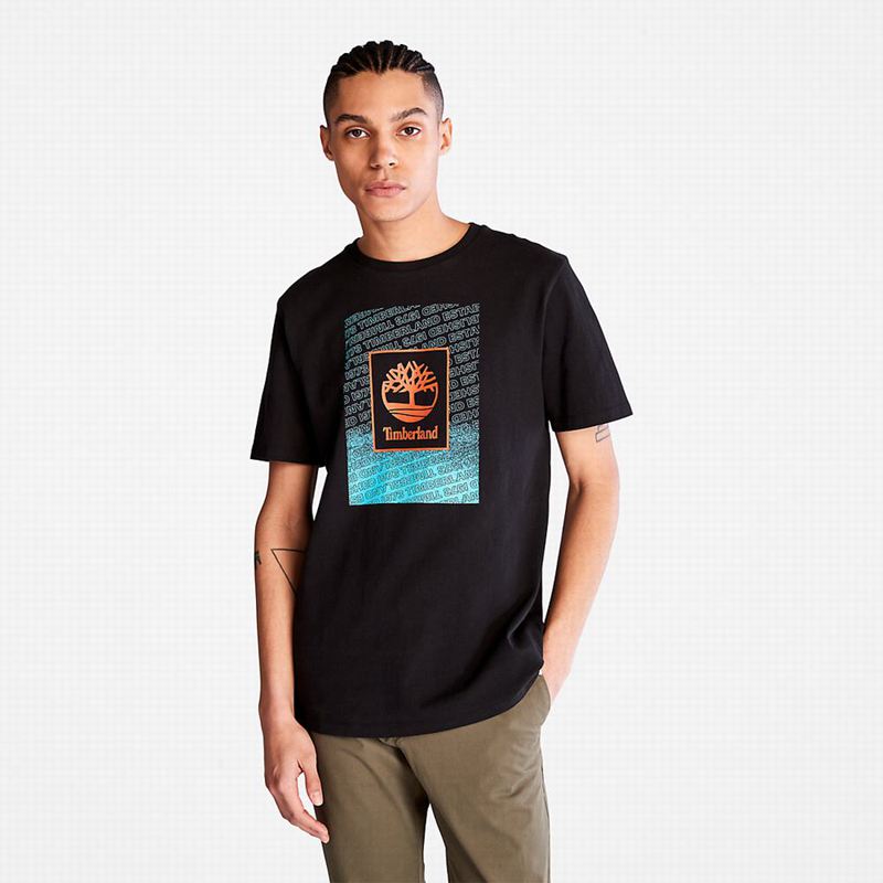Timberland Multi-logo Majice Crne | 98872326