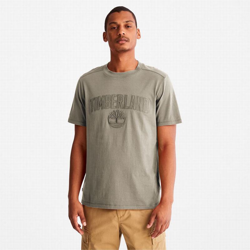 Timberland Outdoor Heritage Camo Logo Majice Sive | 35016042