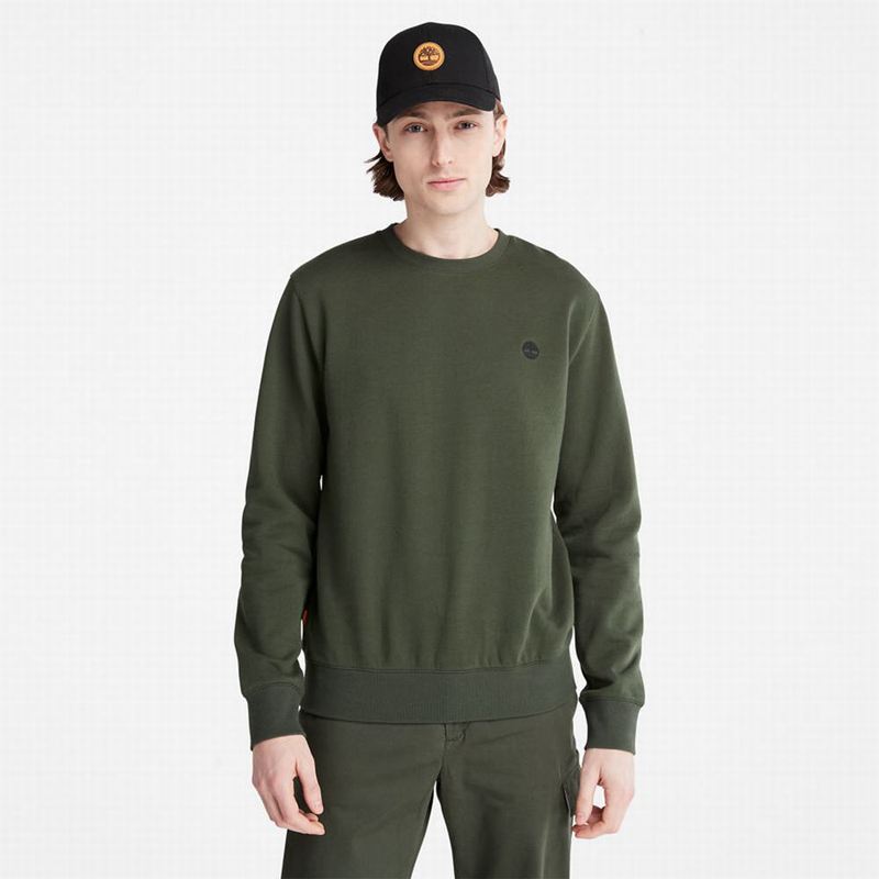 Timberland Oyster River Logo Dukserice Maslinasto Zelene | 34956803