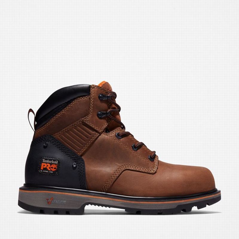 Timberland PRO Ballast 6-Inch Comp-Toe Radne Čizme Smeđe | 34627650