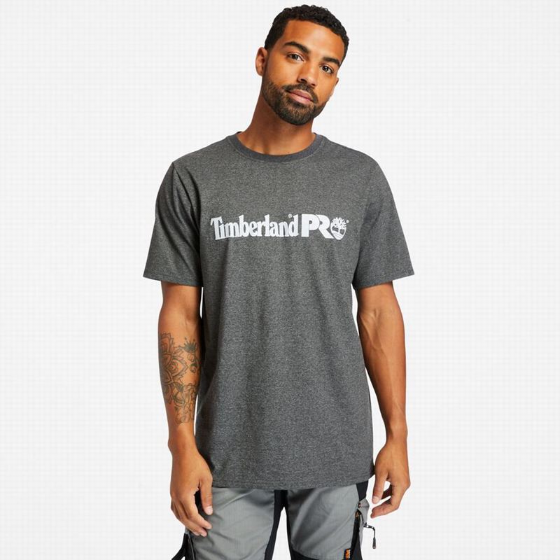 Timberland PRO Base Plate Short-Sleeve Majice Sive | 60198429